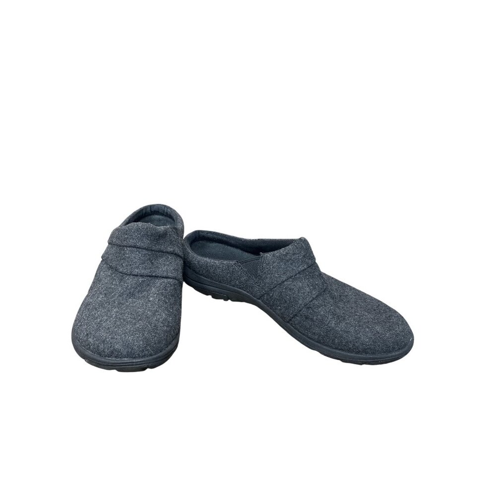 Merrell womans gray wool moc slip on casual shoes sz 8B SKU 9616